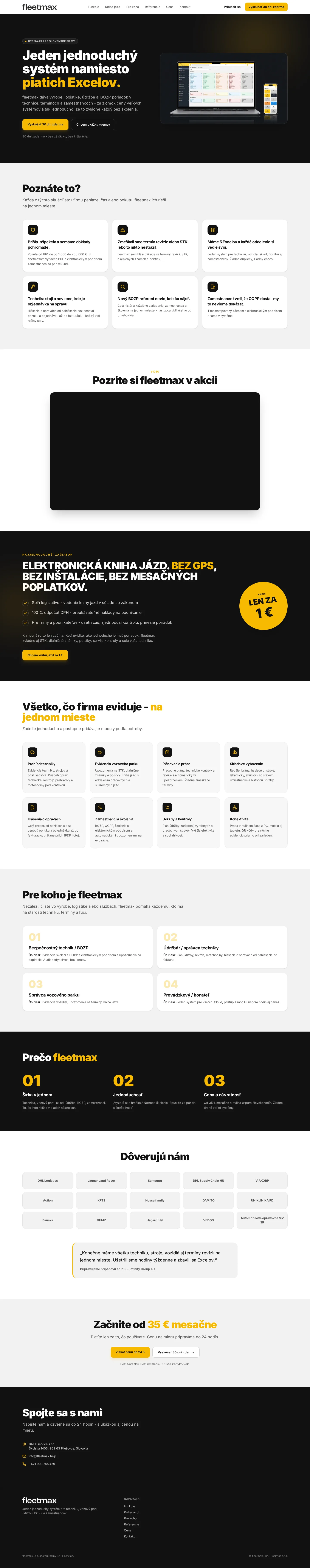 fleetmax - céges weboldal